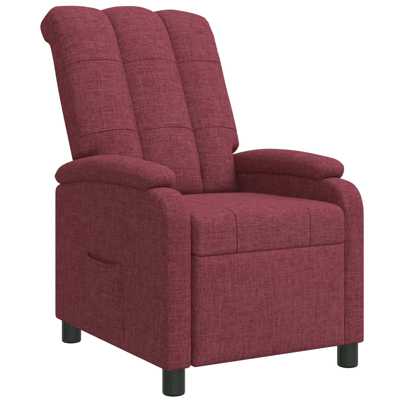 Relaxfauteuil Wijnrood Stof