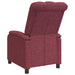 Relaxfauteuil Wijnrood Stof