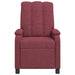 Relaxfauteuil Wijnrood Stof