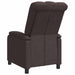 Relaxfauteuil Donkerbruin Stof