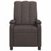 Relaxfauteuil Donkerbruin Stof