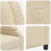 Relaxfauteuil Crèmekleurig Stof