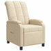 Relaxfauteuil Crèmekleurig Stof