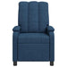 Relaxfauteuil Blauw Stof