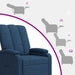 Relaxfauteuil Blauw Stof