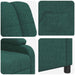 Massage Recliner Donkergroen Stof