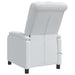 Massage Recliner Wit Stof