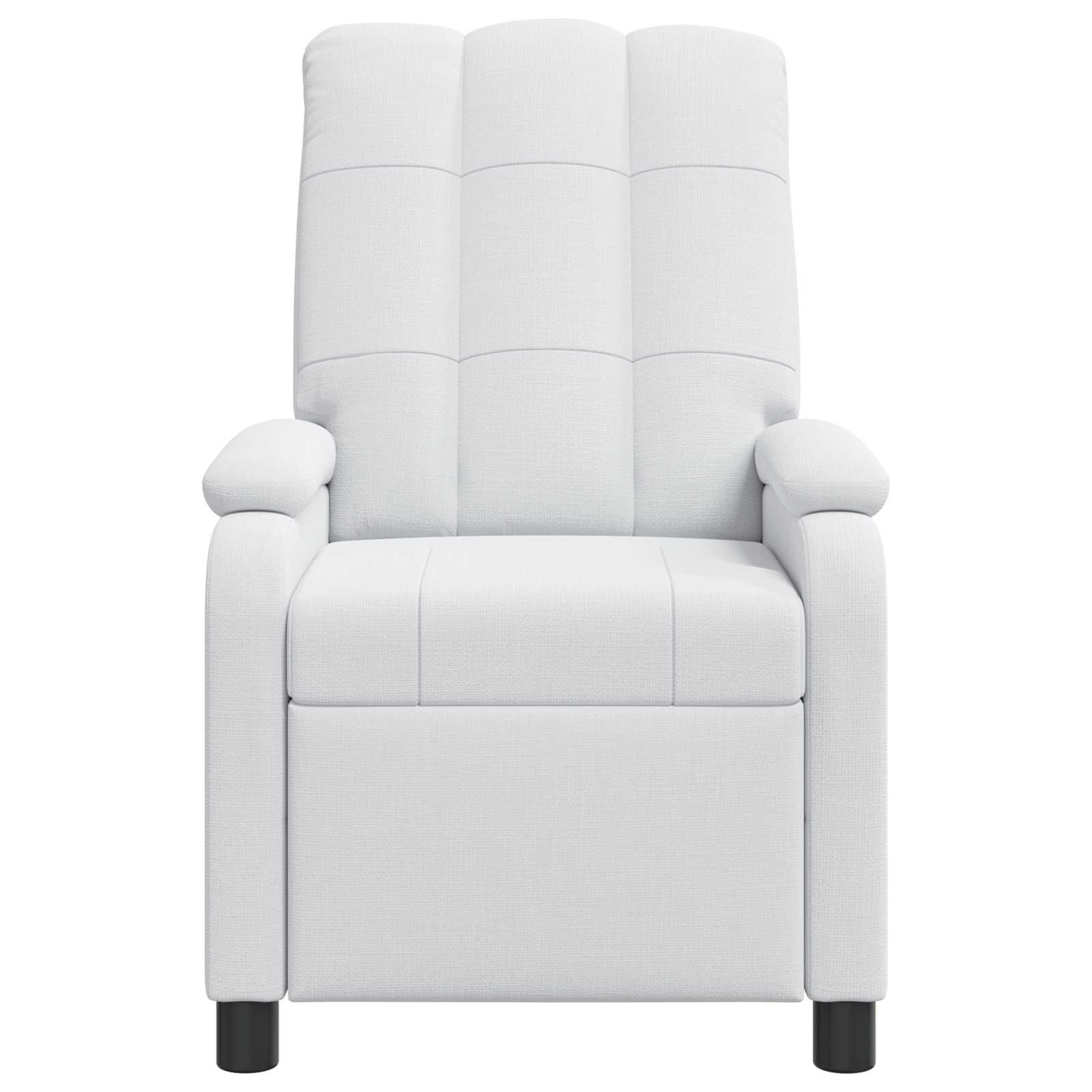 Massage Recliner Wit Stof
