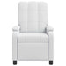 Massage Recliner Wit Stof