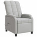 Massage Recliner Wolkengrijs Stof Wolkengrijze stof