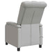 Massage Recliner Wolkengrijs Stof Wolkengrijze stof