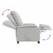 Massage Recliner Wolkengrijs Stof Wolkengrijze stof
