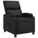 Relaxfauteuil Zwart Kunstleer