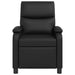 Relaxfauteuil Zwart Kunstleer