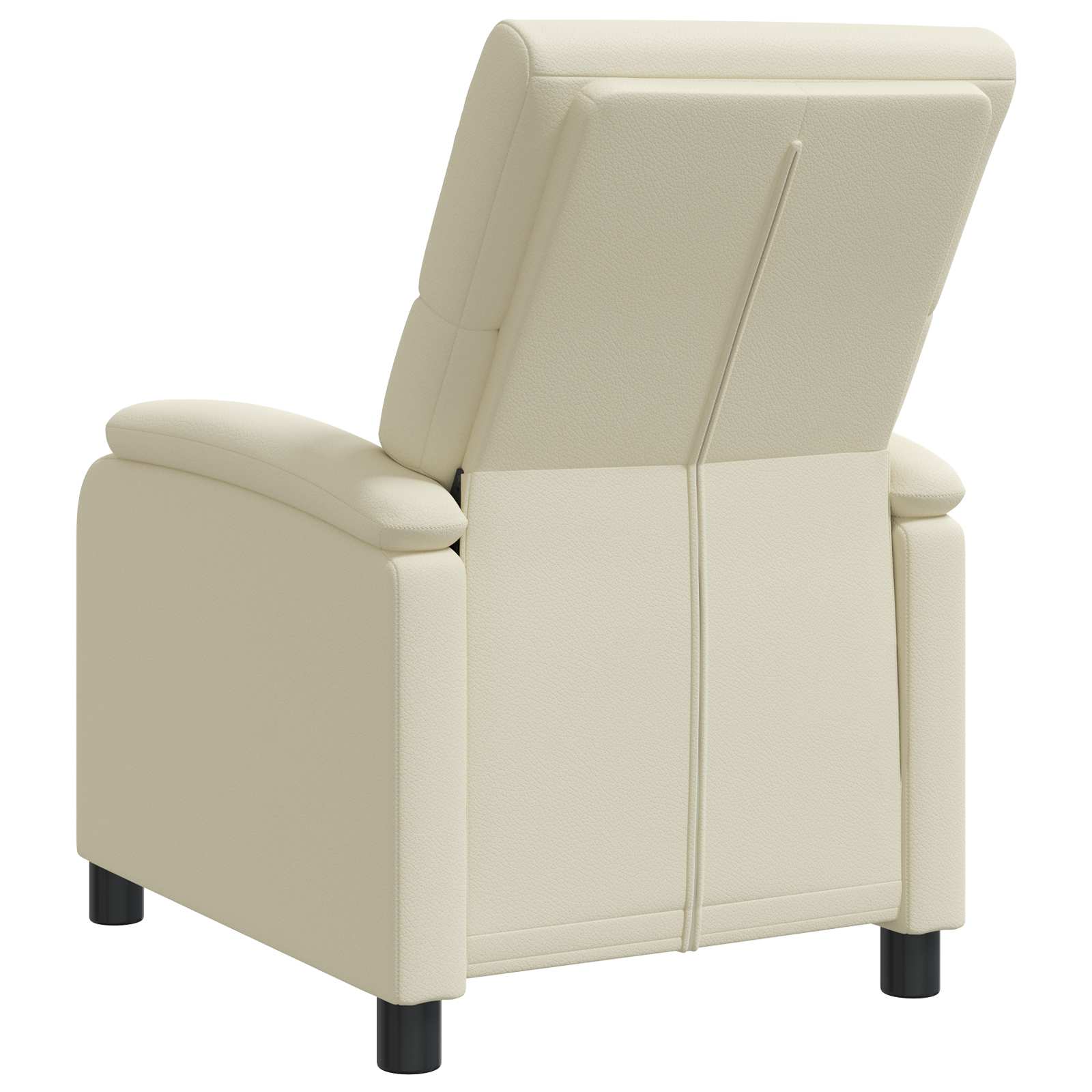 Relaxfauteuil Crèmekleurig Kunstleer