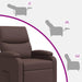 Relaxfauteuil Bruin Kunstleer