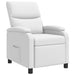 Relaxfauteuil Wit Kunstleer
