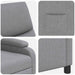 Relaxfauteuil Lichtgrijs Stof