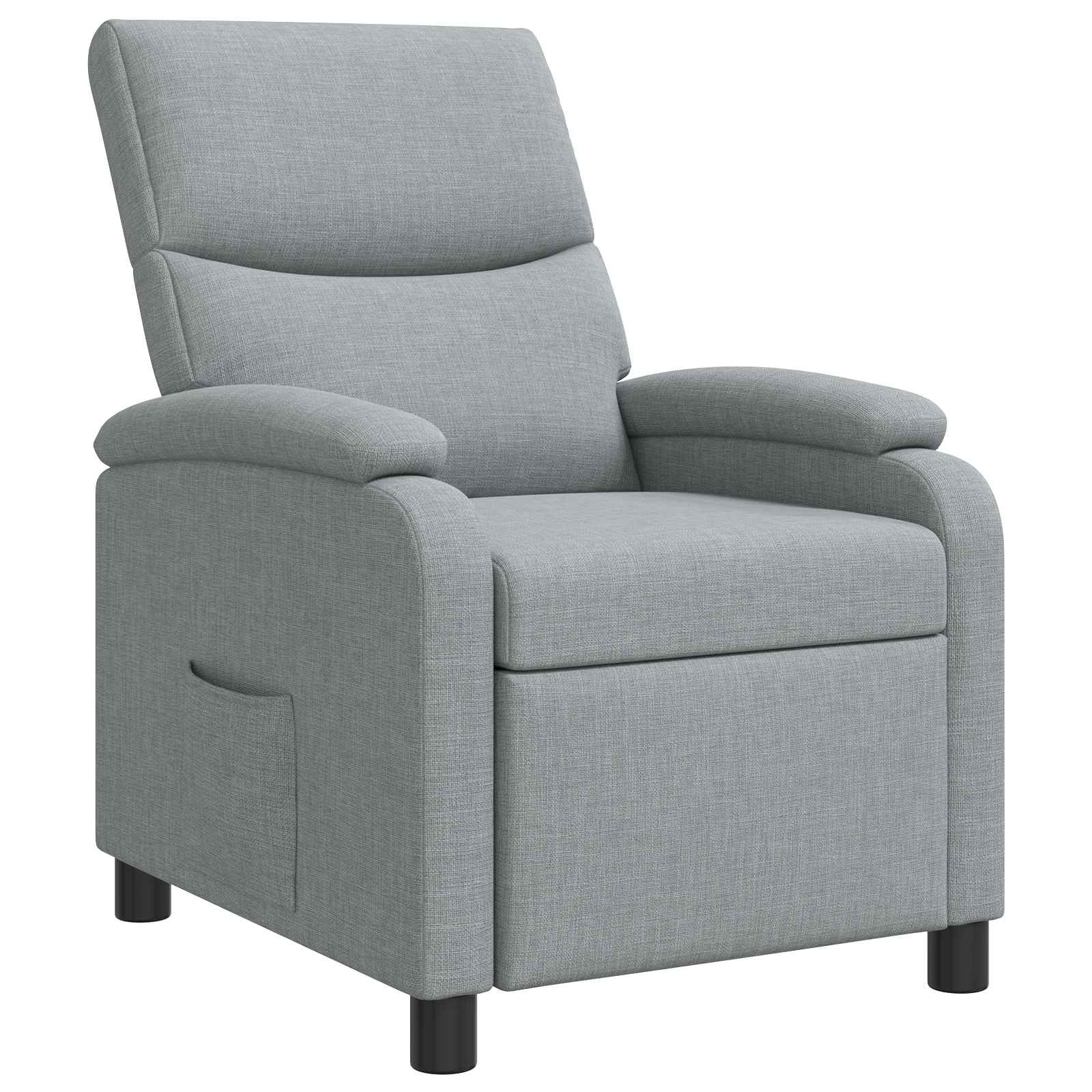 Relaxfauteuil Lichtgrijs Stof
