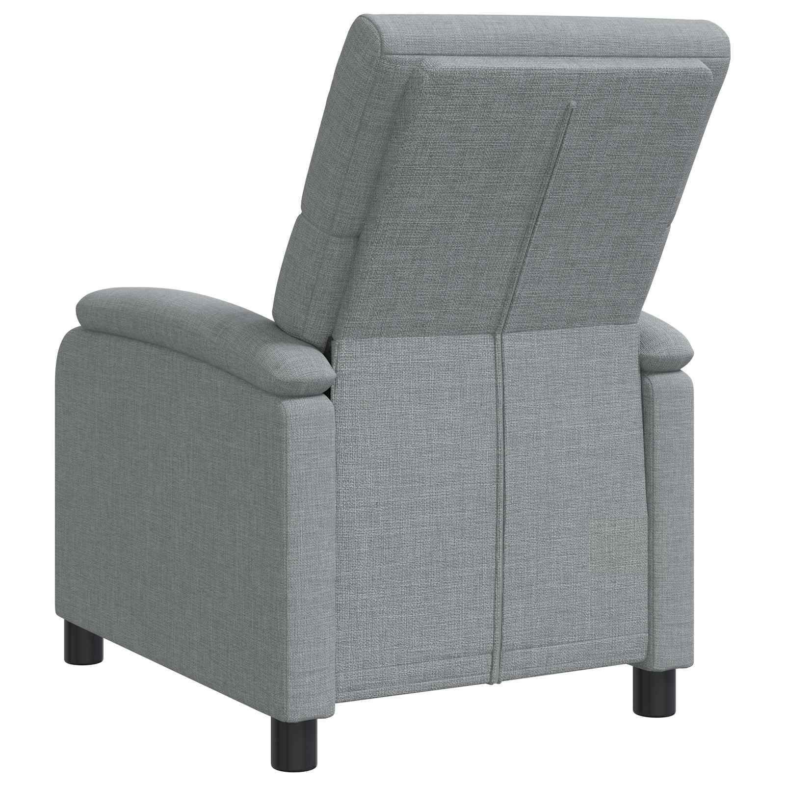 Relaxfauteuil Lichtgrijs Stof