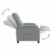 Relaxfauteuil Lichtgrijs Stof