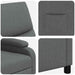 Relaxfauteuil Donkergrijs Stof