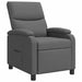 Relaxfauteuil Donkergrijs Stof