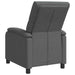 Relaxfauteuil Donkergrijs Stof