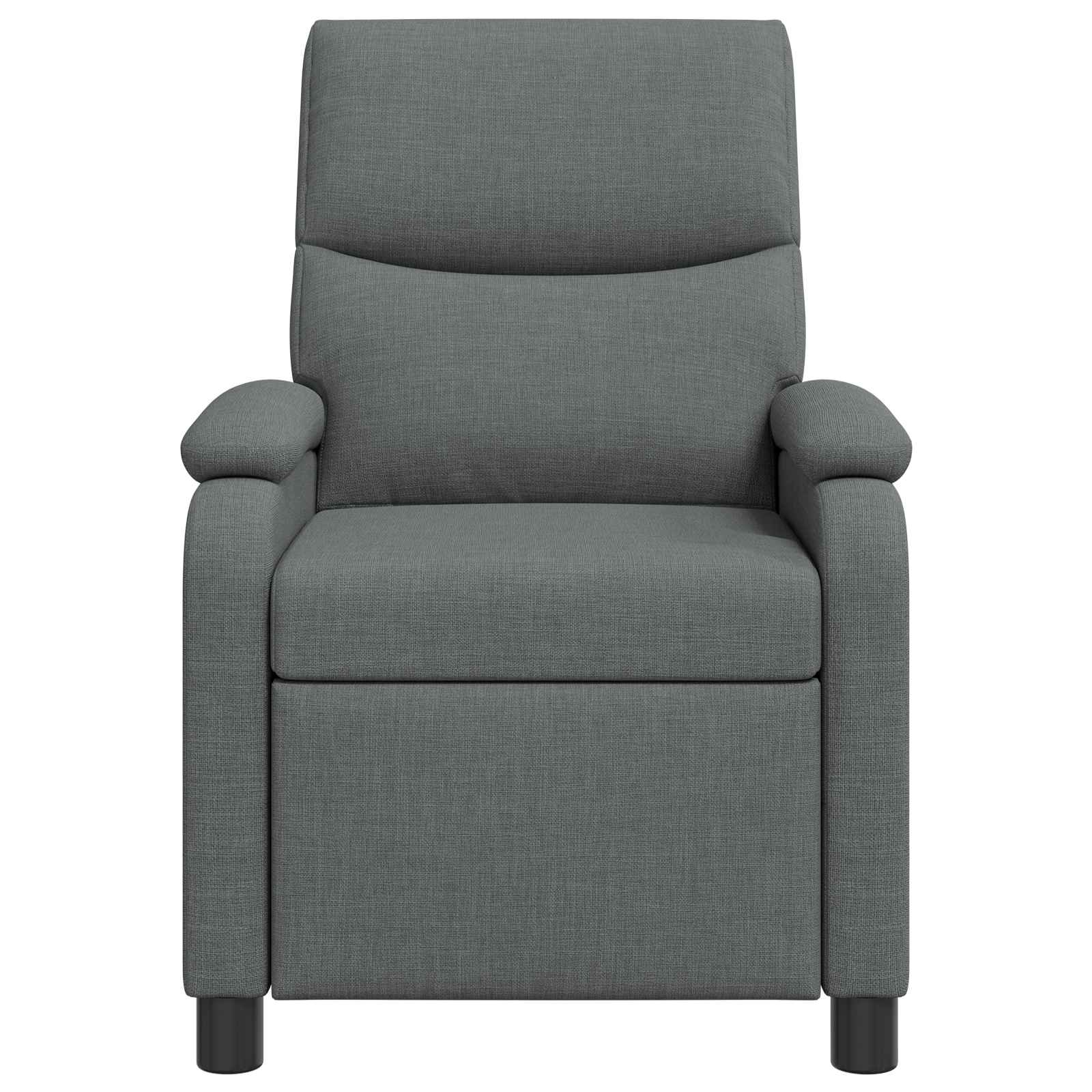 Relaxfauteuil Donkergrijs Stof