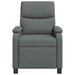 Relaxfauteuil Donkergrijs Stof