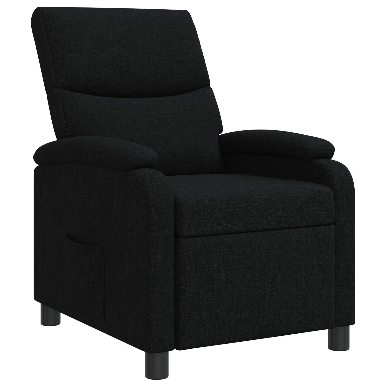 Relaxfauteuil Zwart Stof
