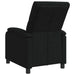 Relaxfauteuil Zwart Stof