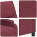 Relaxfauteuil Wijnrood Stof