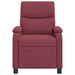 Relaxfauteuil Wijnrood Stof