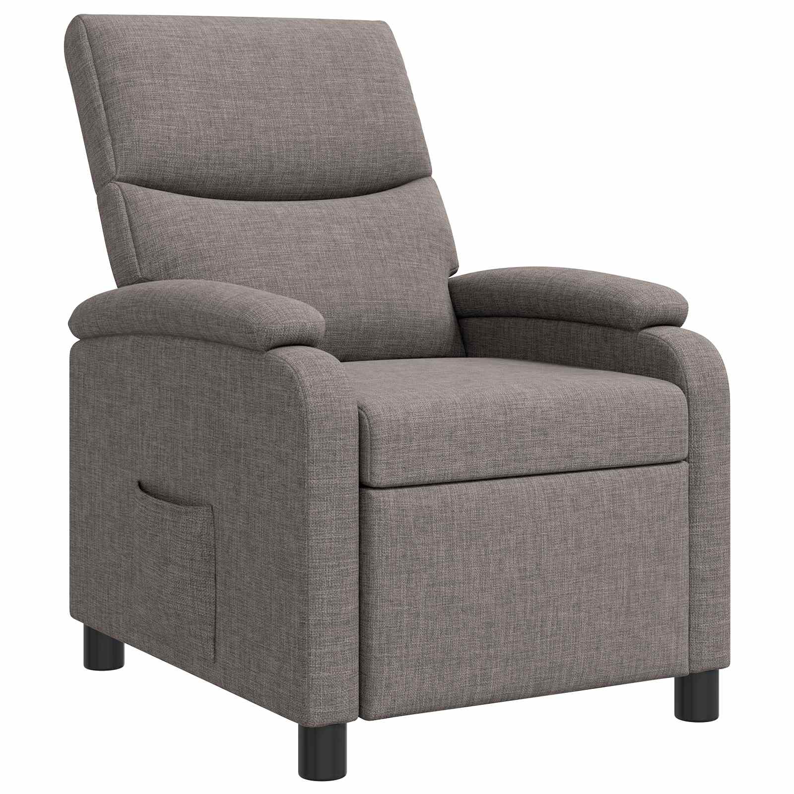 Relaxfauteuil Taupe Stof
