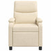 Relaxfauteuil Crèmekleurig Stof