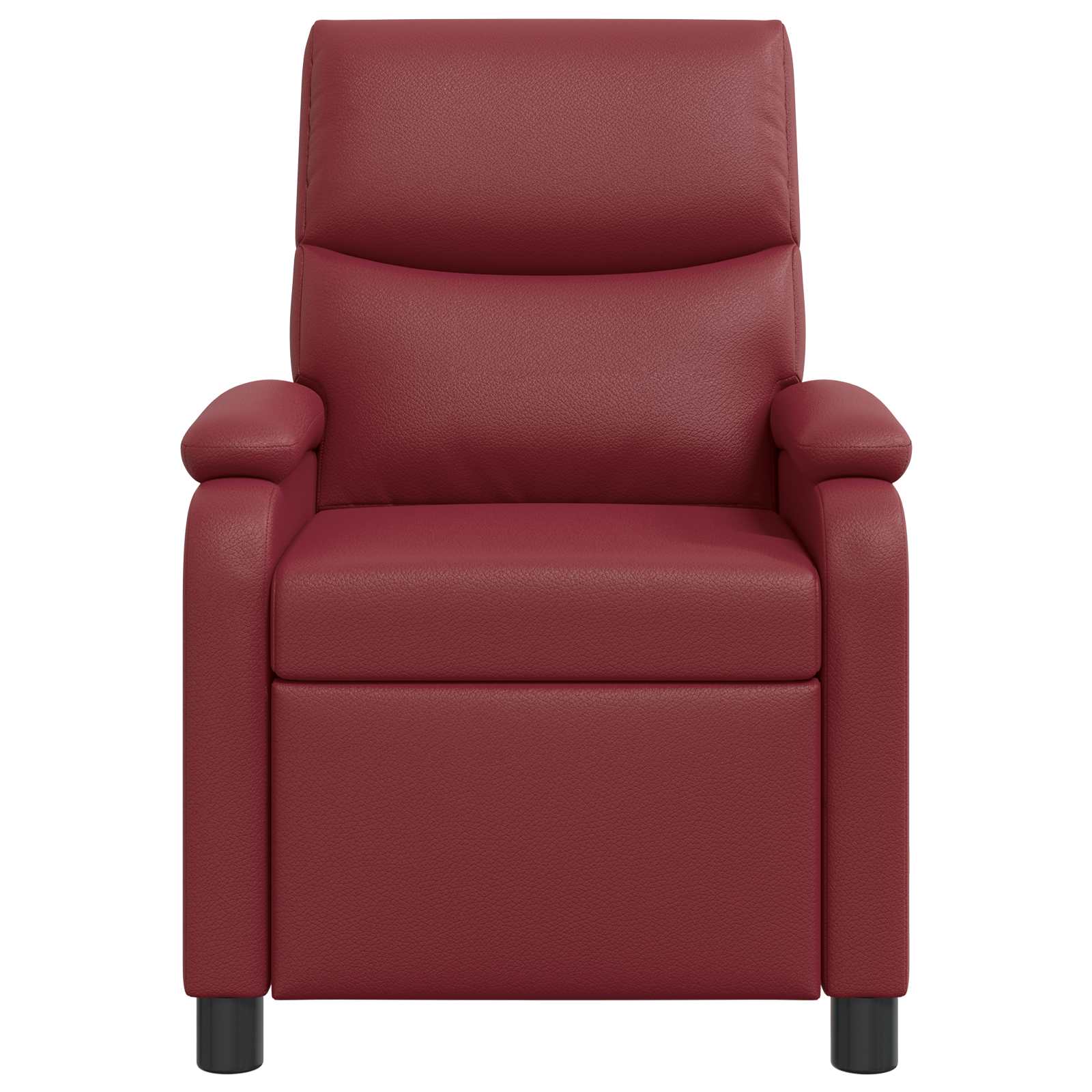 Massage Recliner Wijnrood Kunstleer