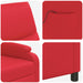 Massage Recliner Rood Kunstleer