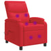 Massage Recliner Rood Kunstleer