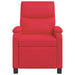 Massage Recliner Rood Kunstleer