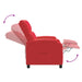 Massage Recliner Rood Kunstleer