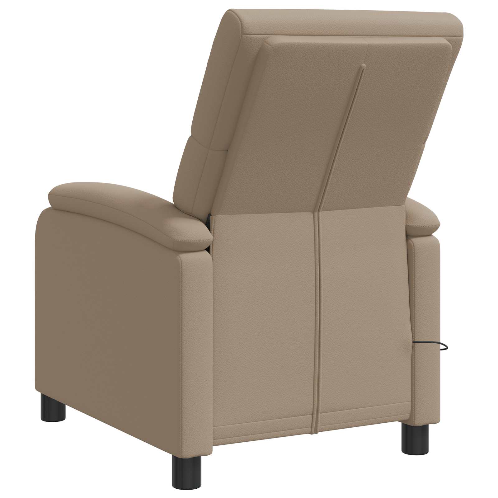Massage Recliner Cappuccino Kunstleer
