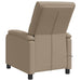 Massage Recliner Cappuccino Kunstleer