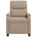 Massage Recliner Cappuccino Kunstleer