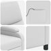 Massage Recliner Wit Kunstleer