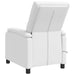 Massage Recliner Wit Kunstleer