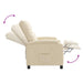Massage Recliner Crèmekleurig Stof