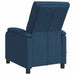 Massage Recliner Blauw Stof