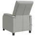 Massage Recliner Wolkengrijs Stof Wolkengrijze stof