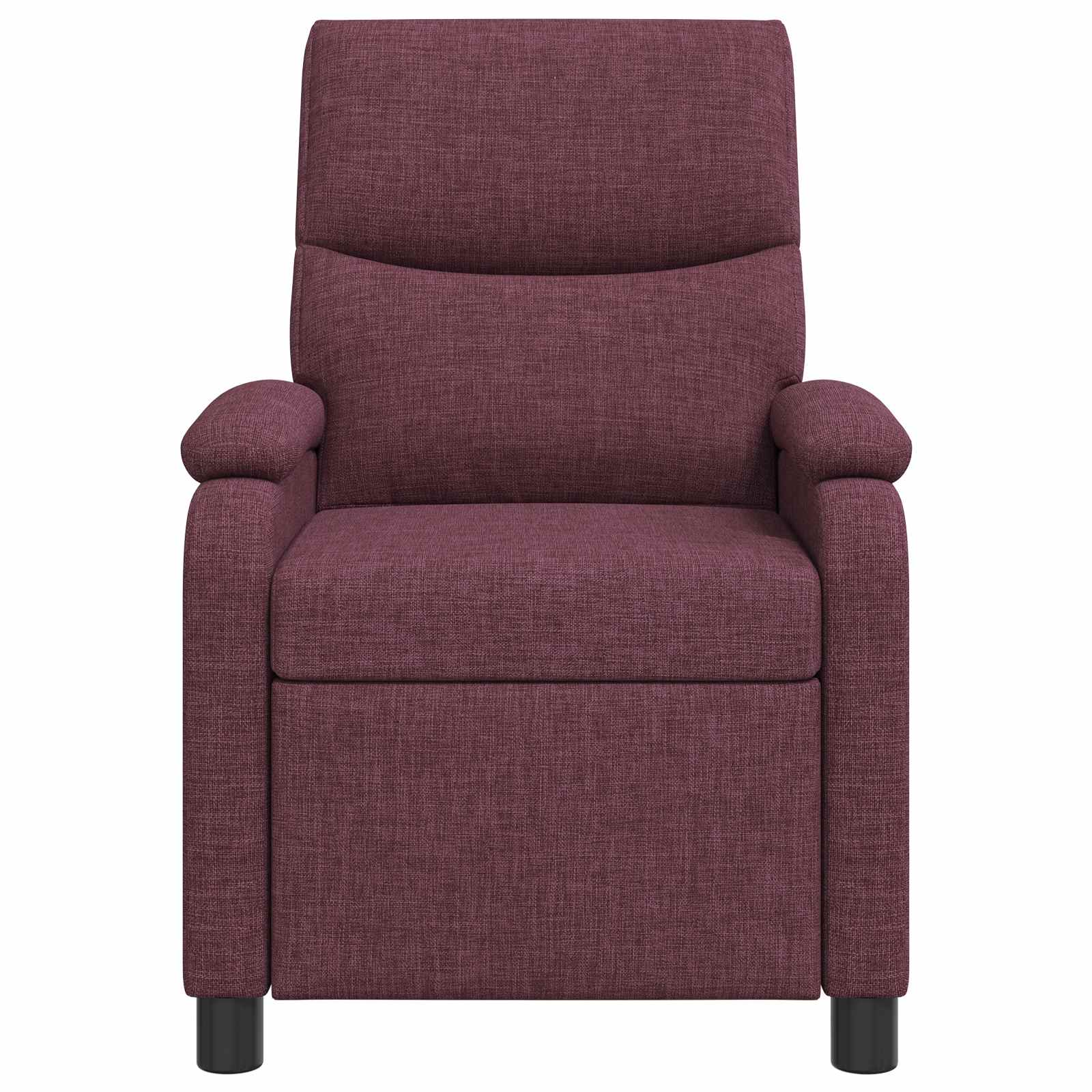 Massage Recliner Paars Stof